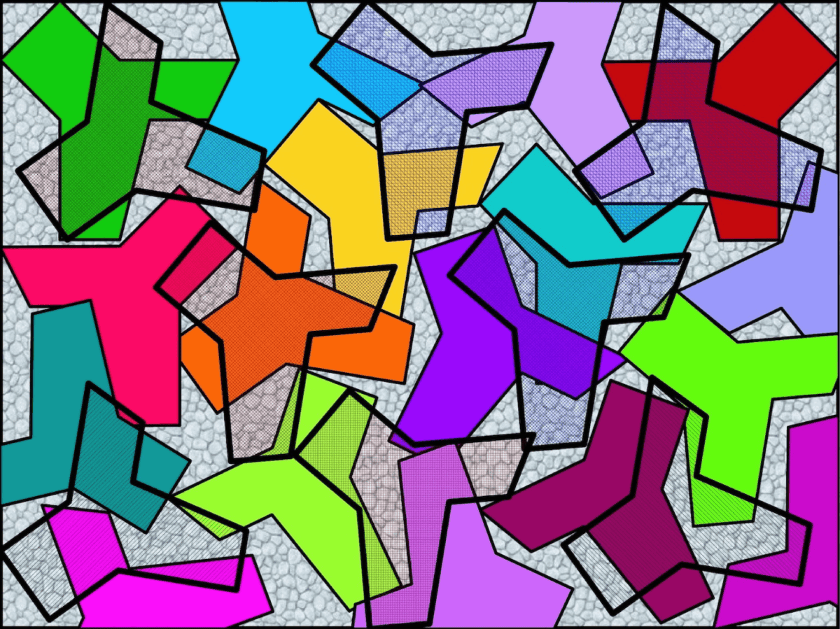 Chaotic Color Shapes