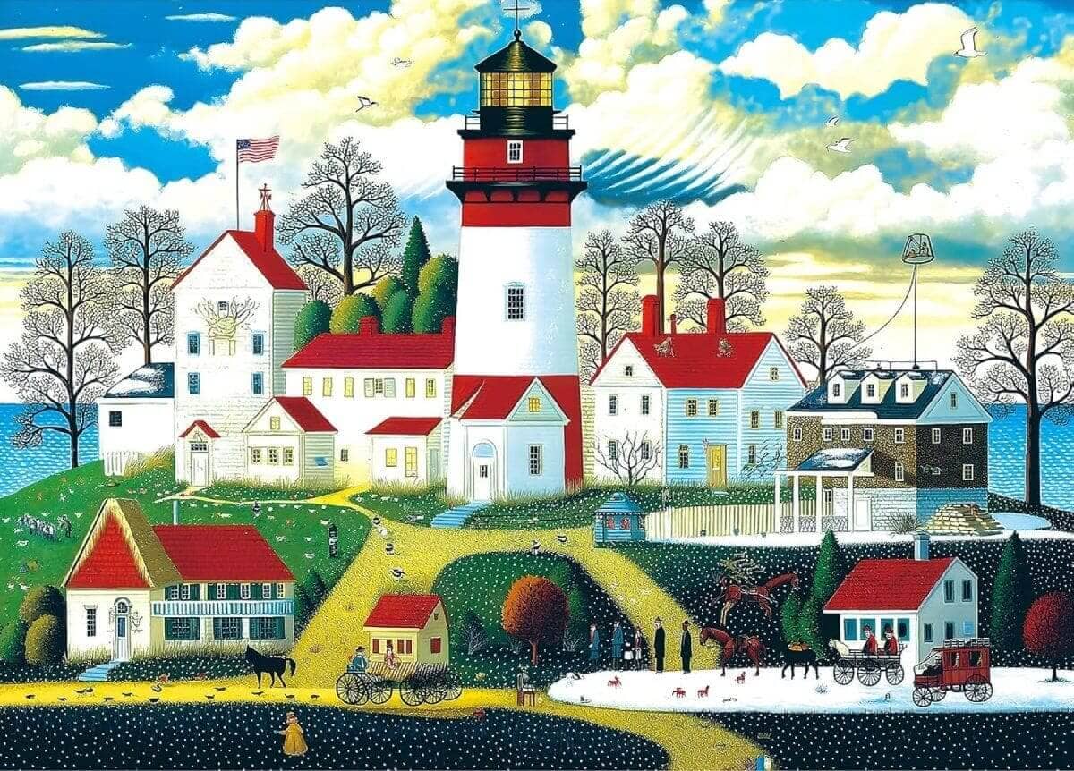 Coastal Village Lighthouse