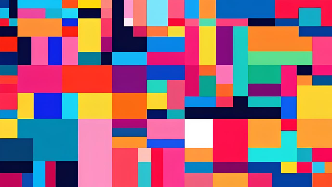 Colorful Abstract Geometric Pattern