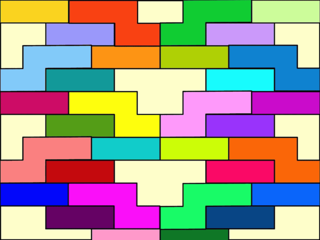 Colorful Brick Pattern