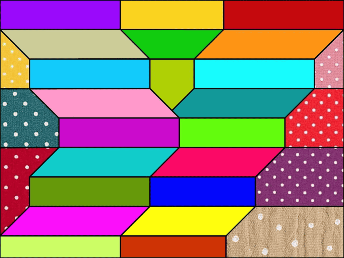 Colorful Geometry Blocks