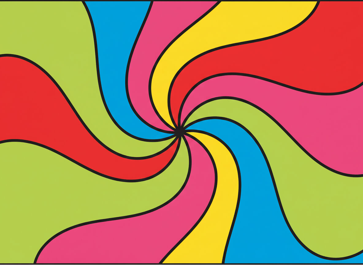 Colorful Retro Minimalist Art