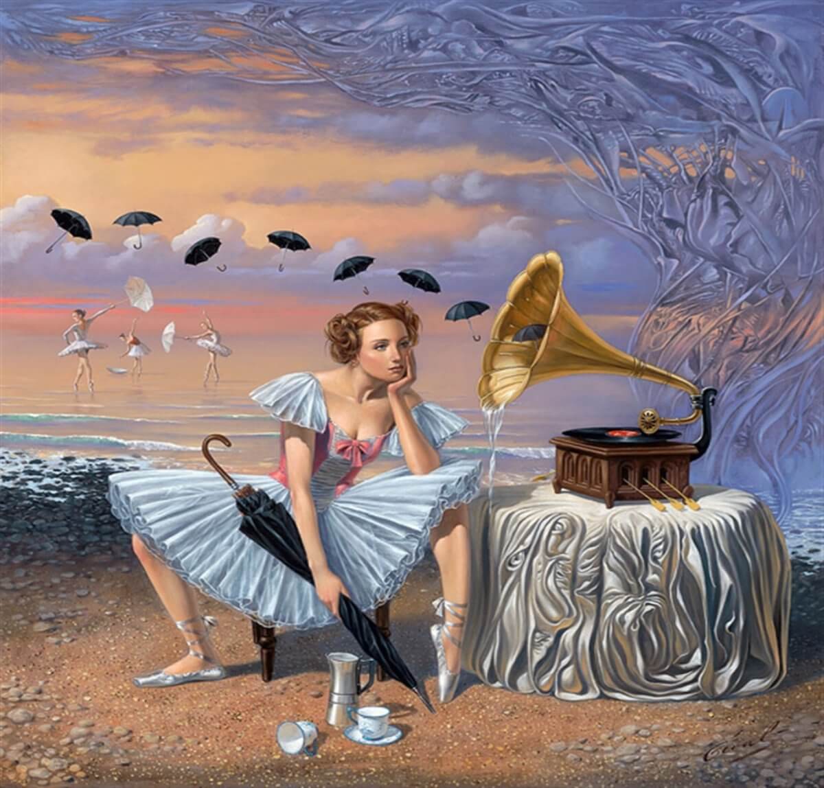 Melody of Rain – Surrealism Art