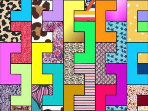 Modern Abstract Block Design