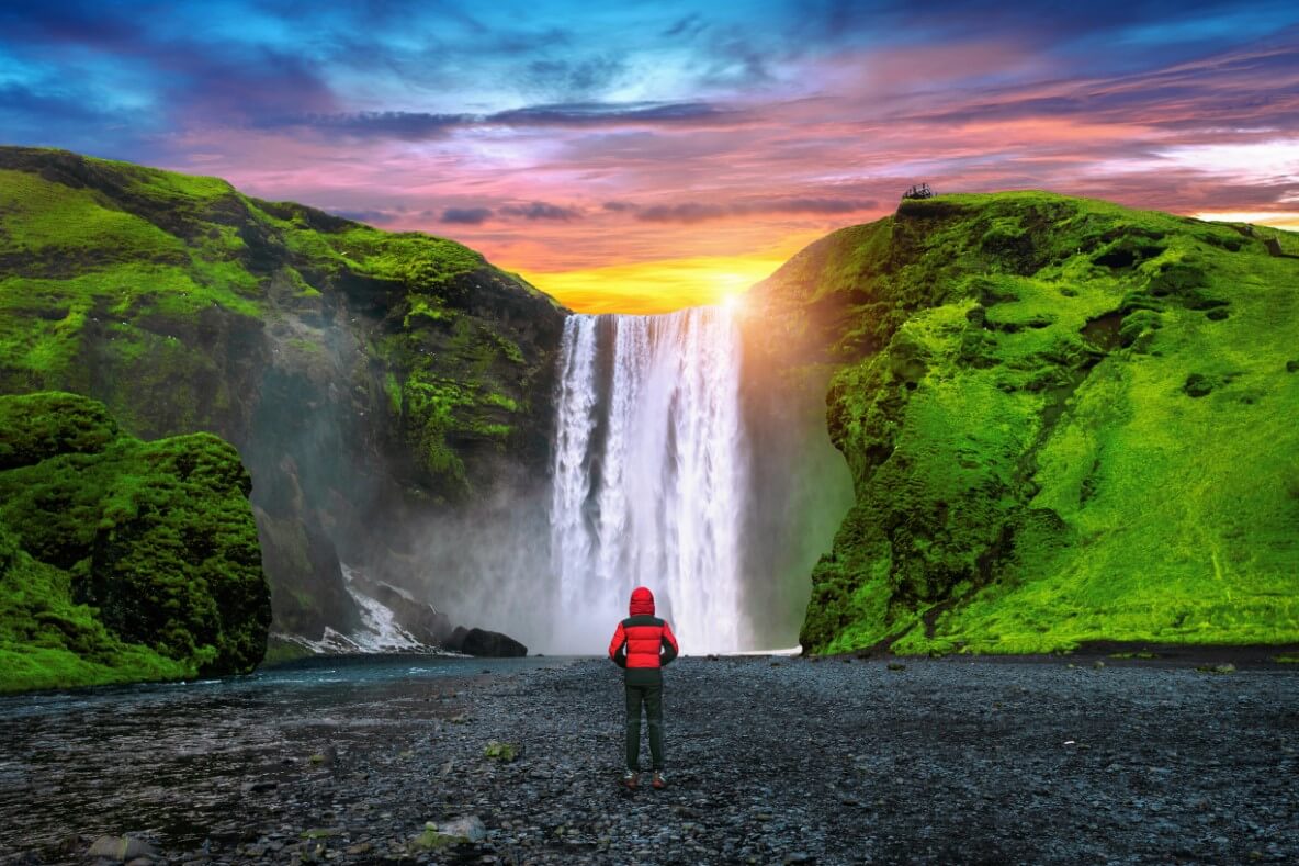 Skogafoss Waterfall Iceland