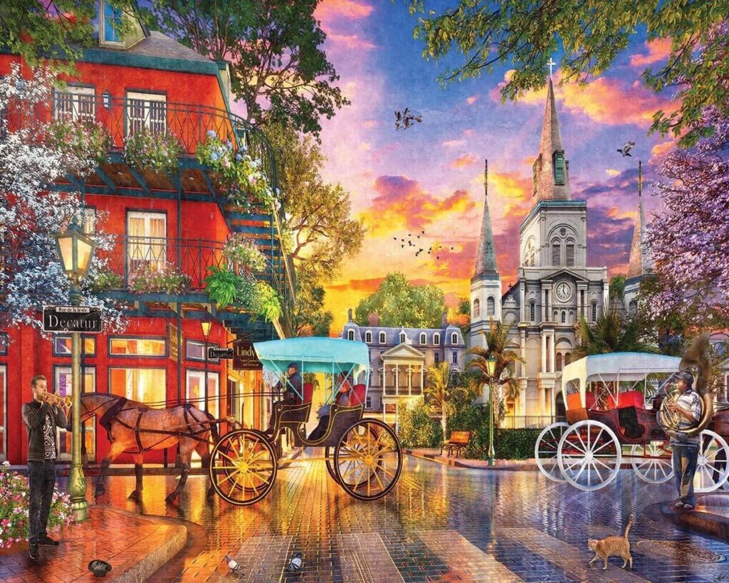 Sunset in New Orleans