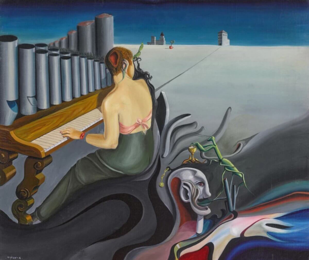 The Piano – Surrealism Art