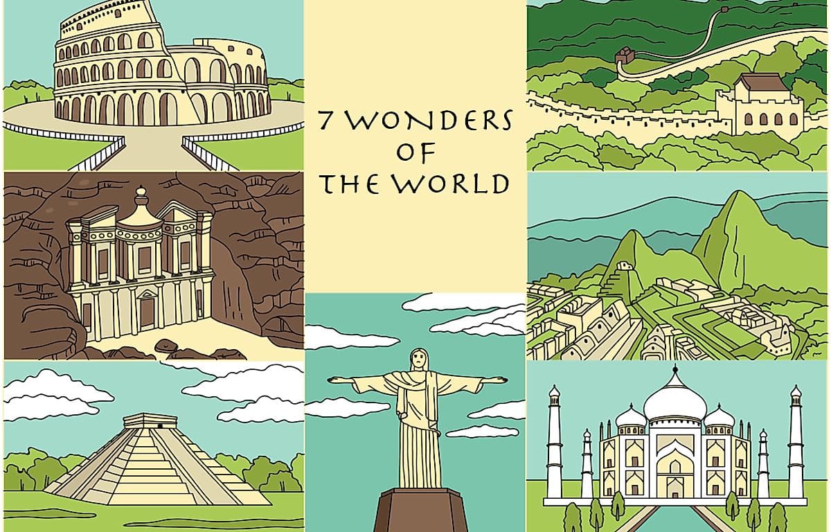 7 Wonders of the World Illustrated