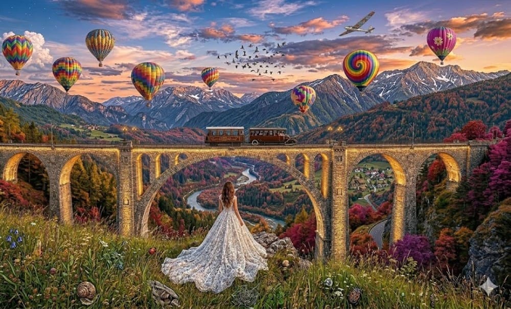 Balloons Over the Golden Bridge