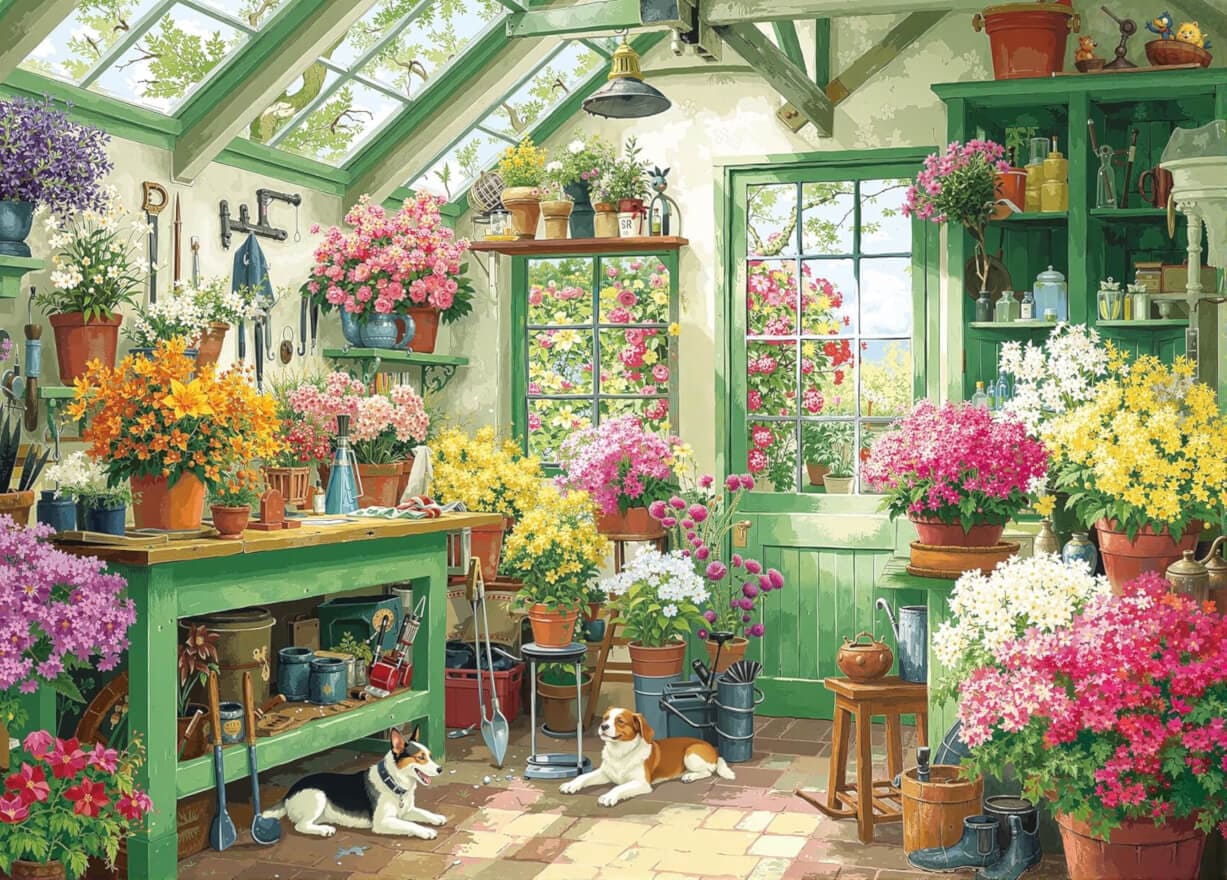 Challenging Potting Shed Greenhouse