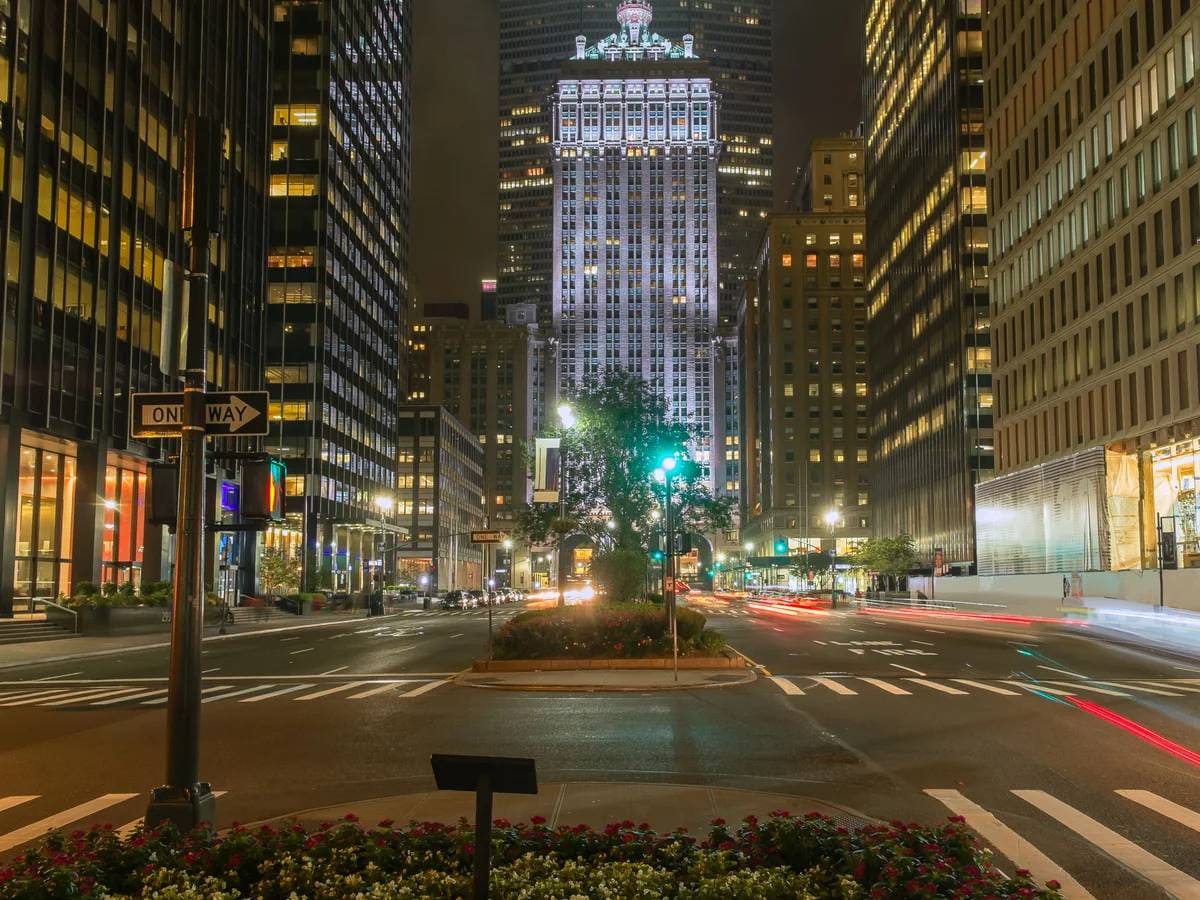 City Street at Night