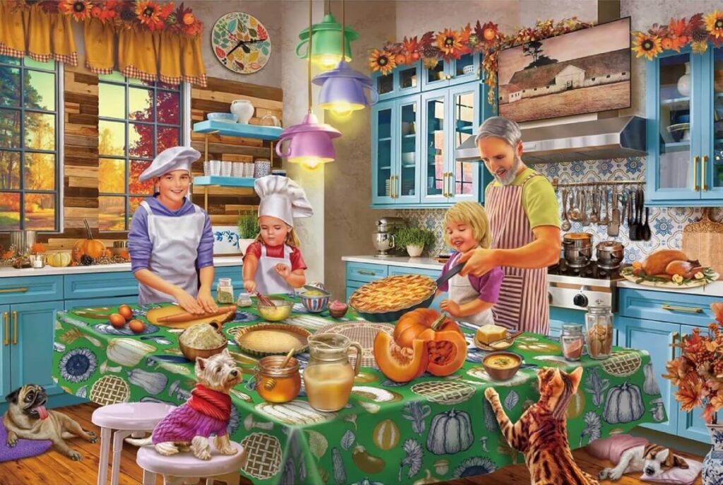 Preparing Thanksgiving Dinner