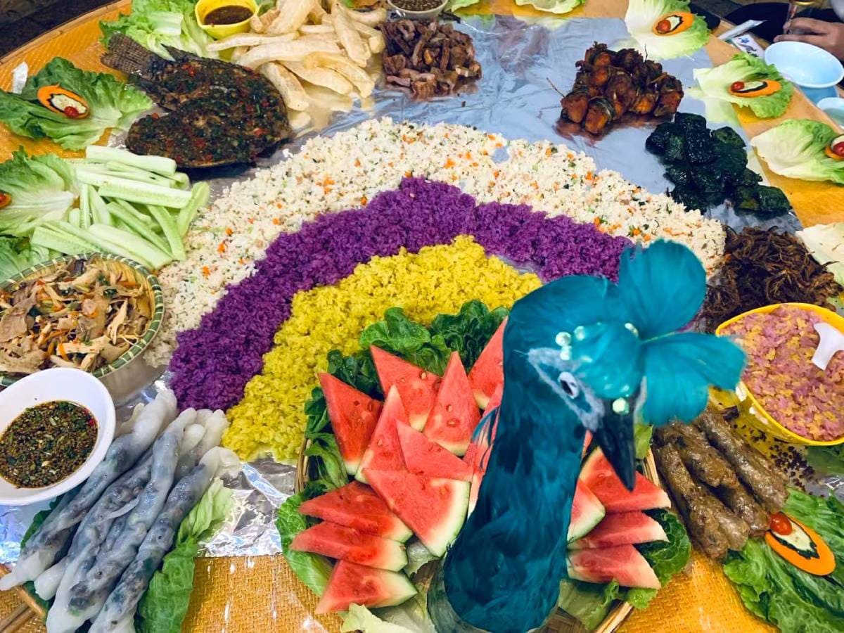 Rainbow Rice Festival Platter