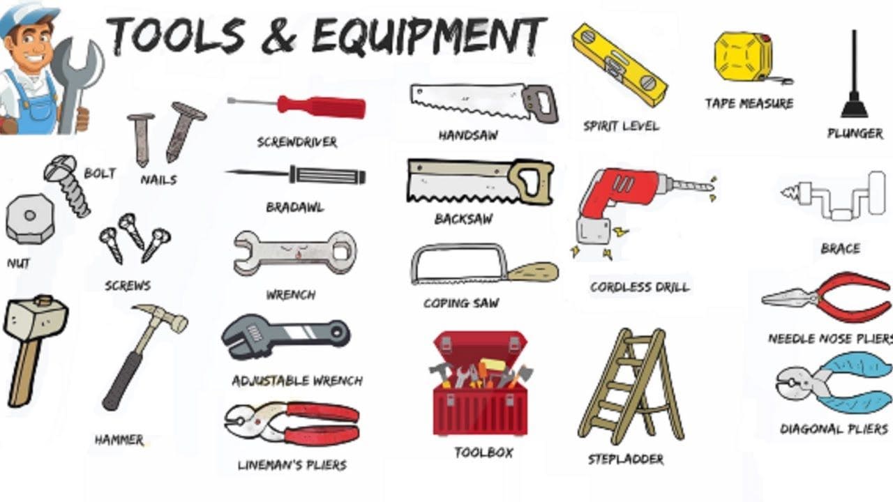 Tools & Equipment Vocabulary