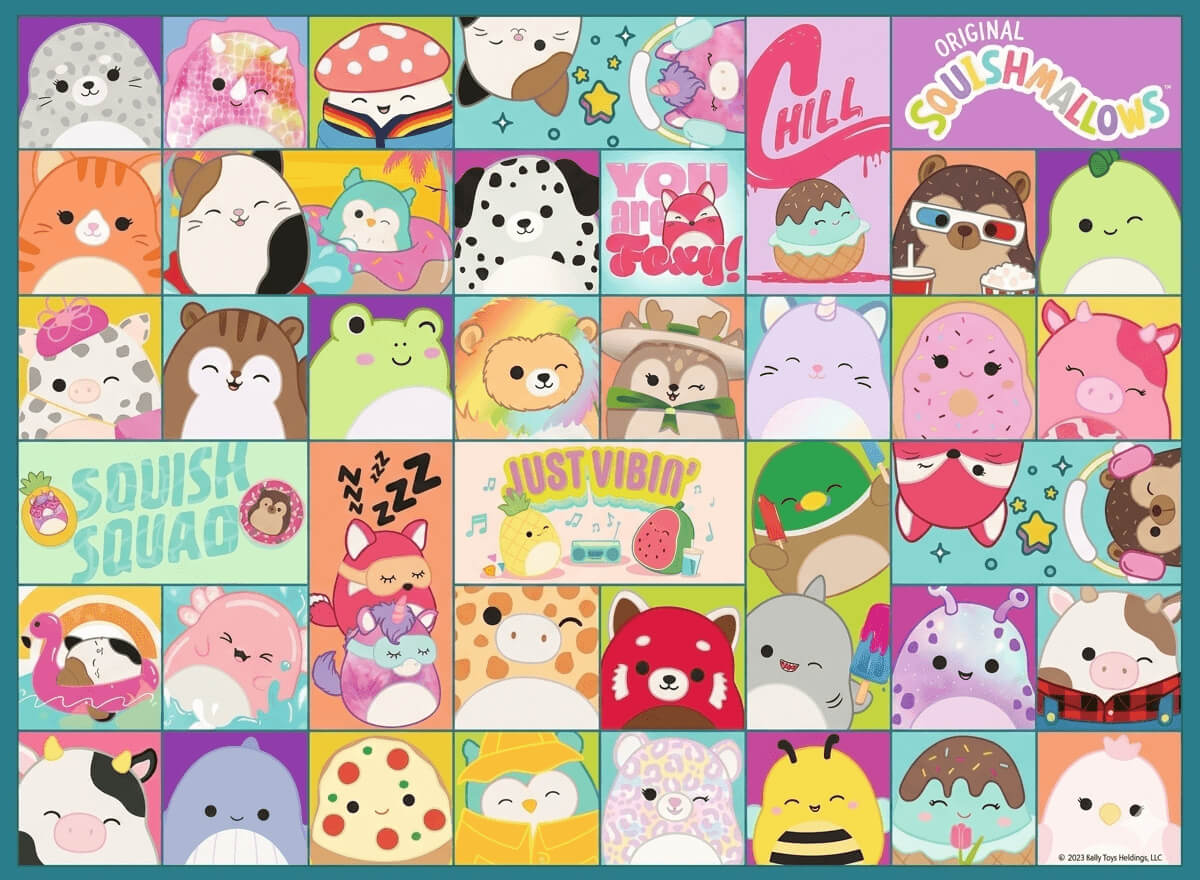 Cute Squishmallows Collage