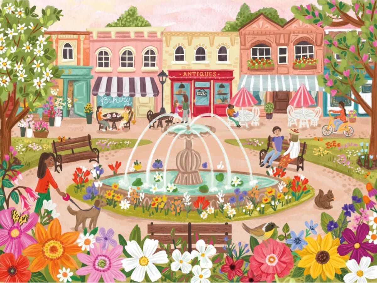 Illustration Beautiful Park