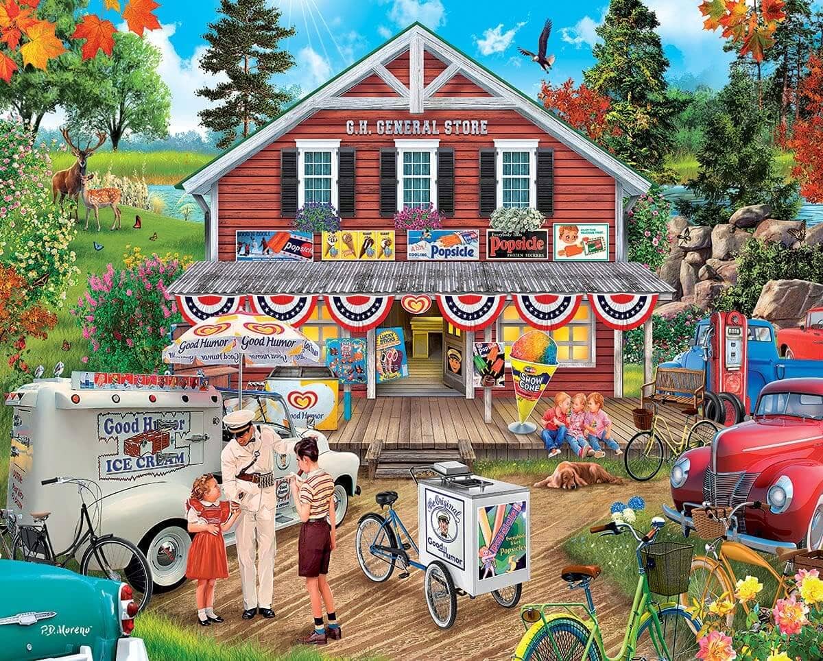 Nostalgic Americana Scene – General Store