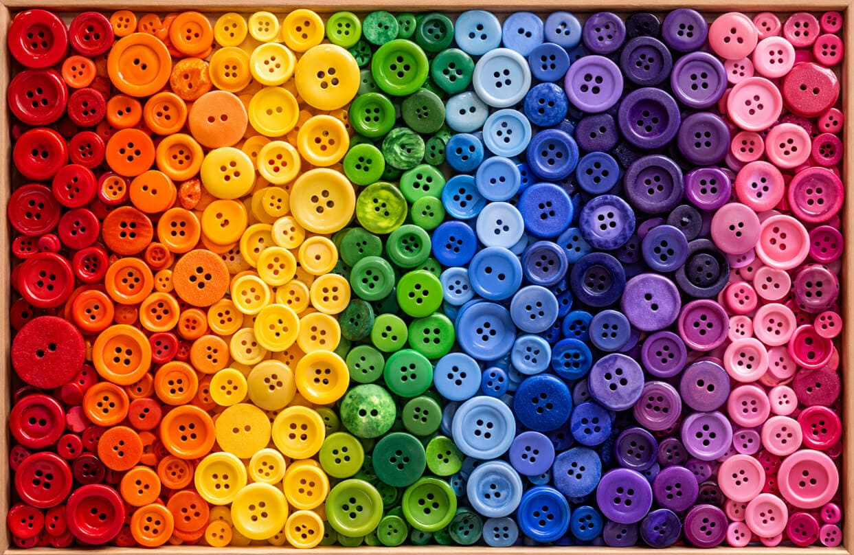 Rainbow Buttons