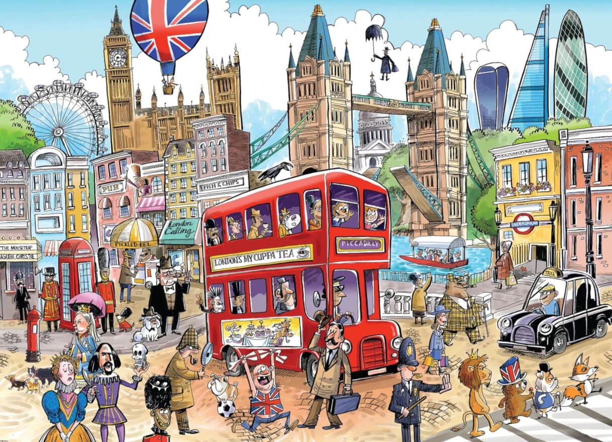 London Calling Doodle Town