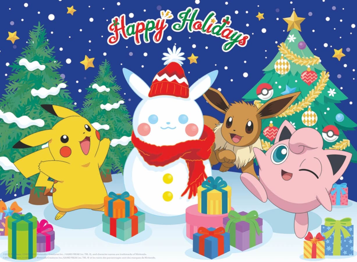 Pikachu Snowman – Happy Holiday