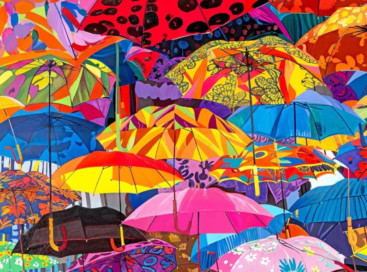 Umbrella Festival Market