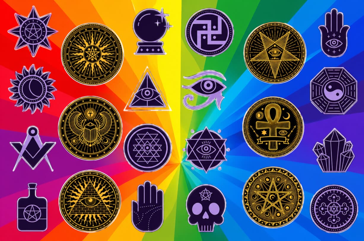 Sacred Symbols Background