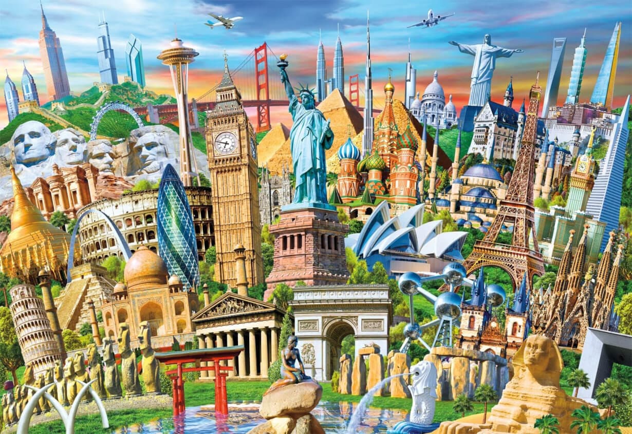 Bright World Landmarks