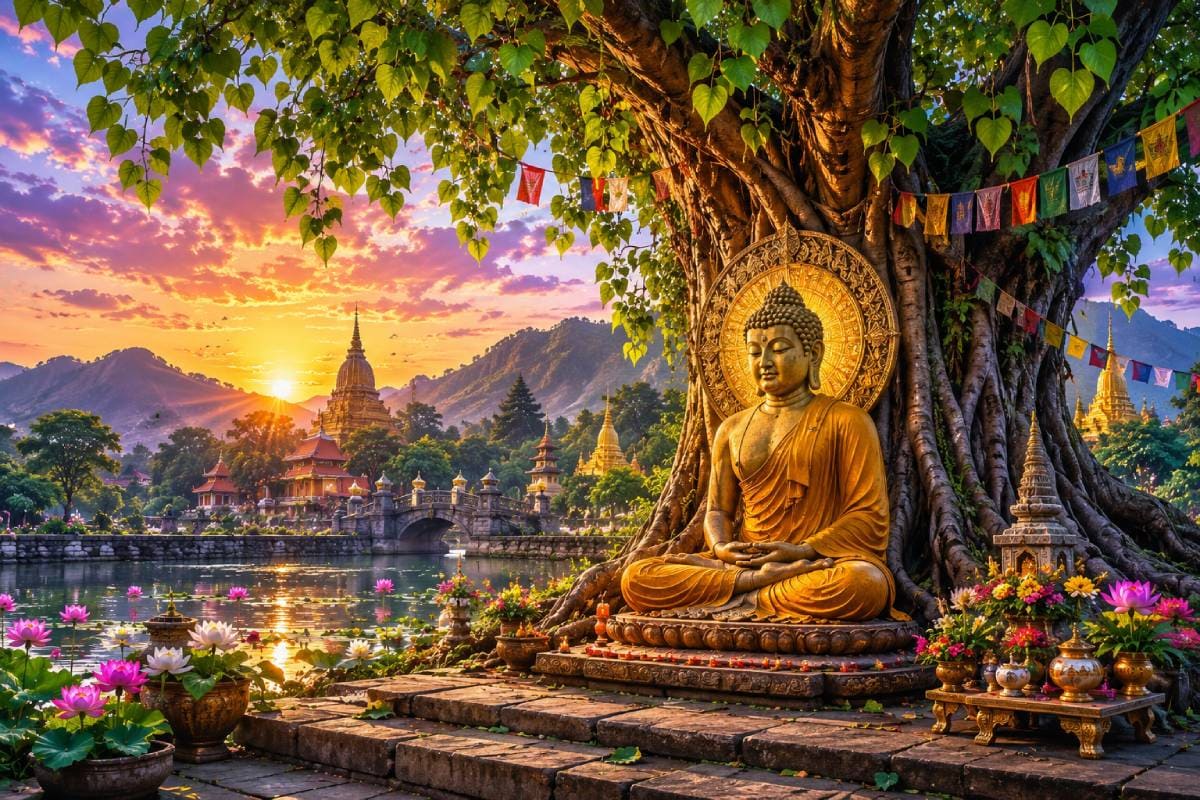 Buddha Under the Bodhi Tree