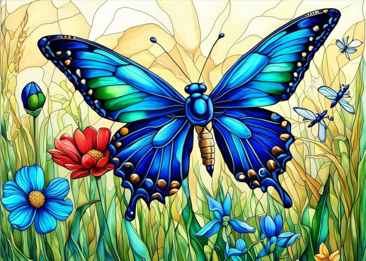 Butterfly Paper Art