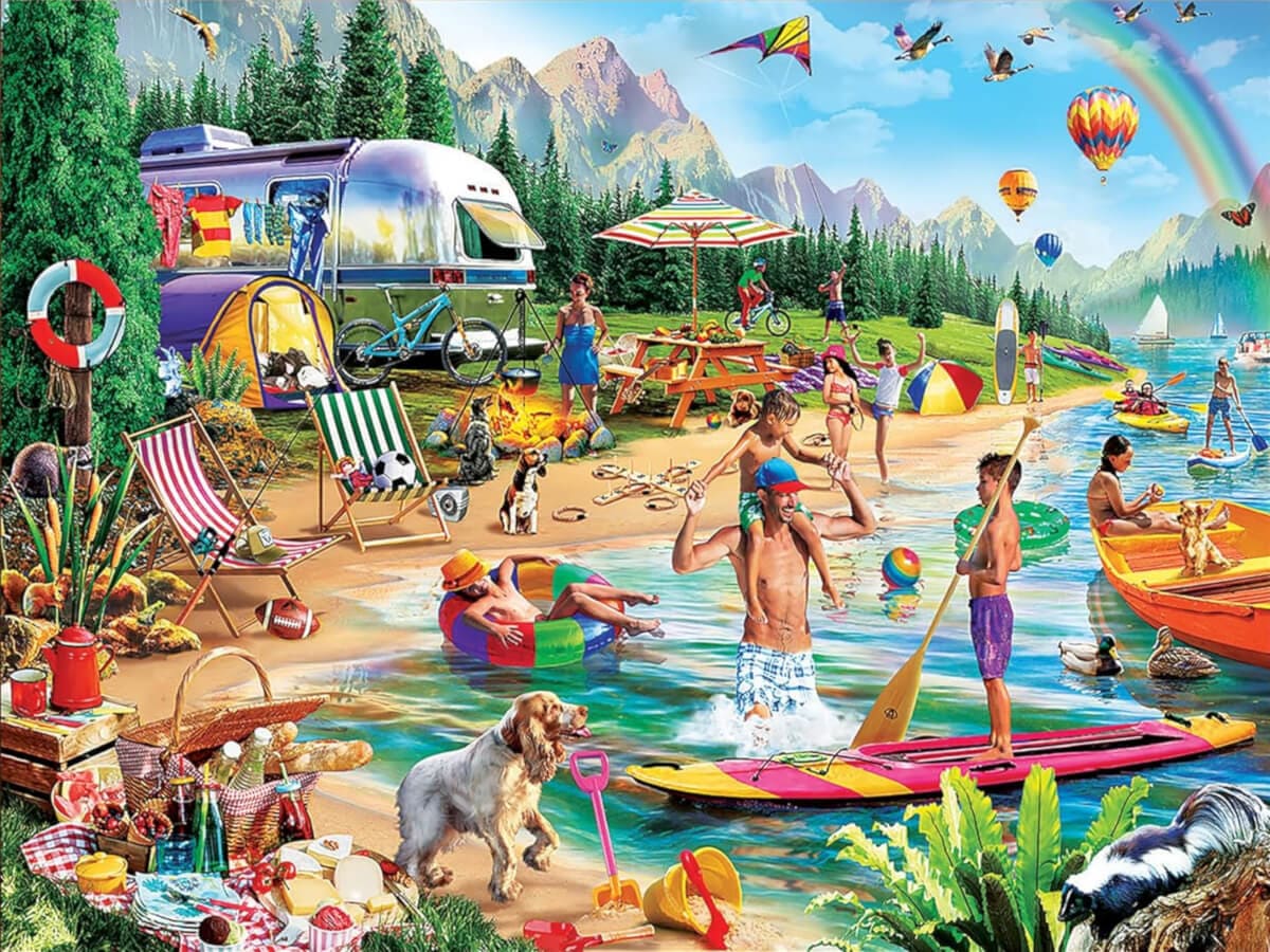 Camp Day at The Lake