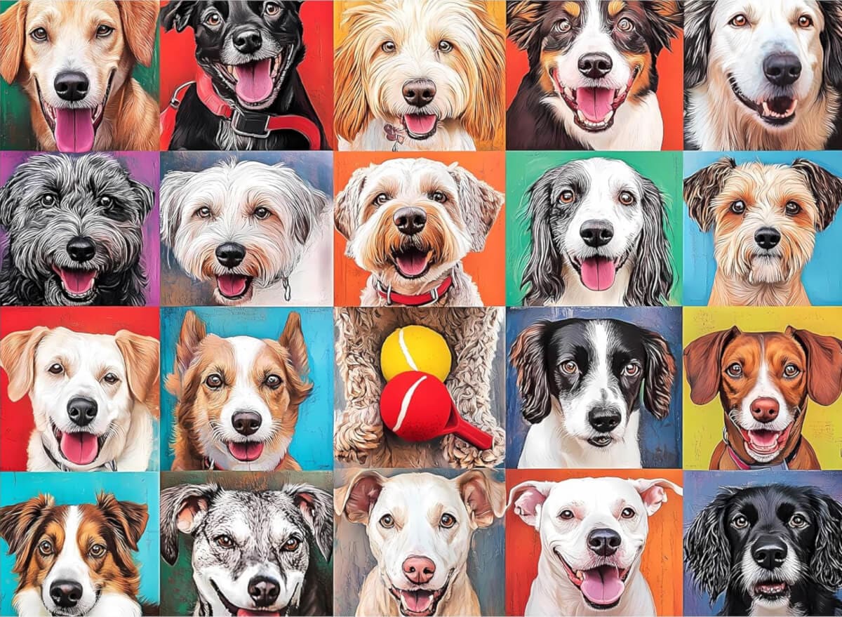 Charming Dogs Portrait