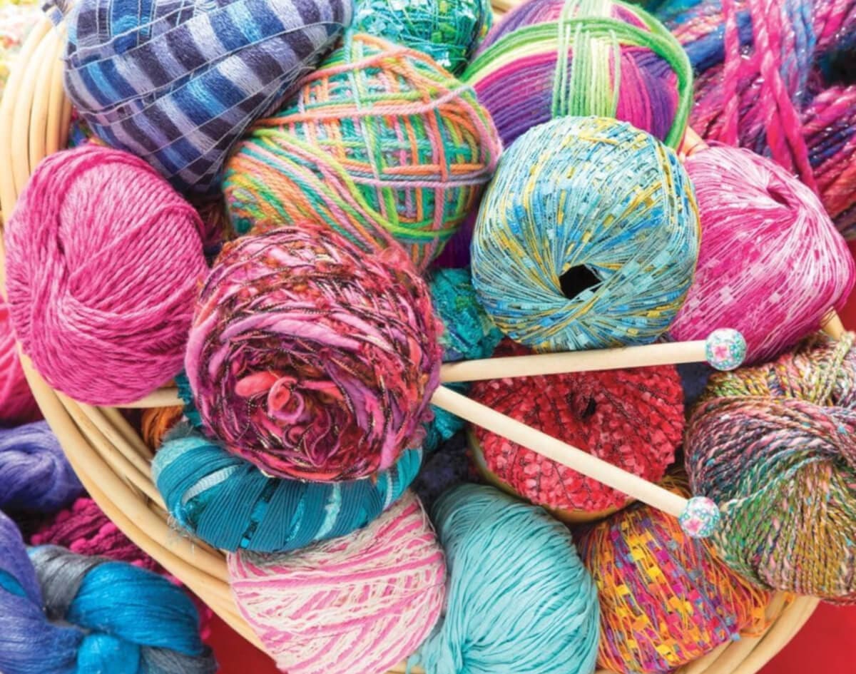 Colorful Yarn Bundles