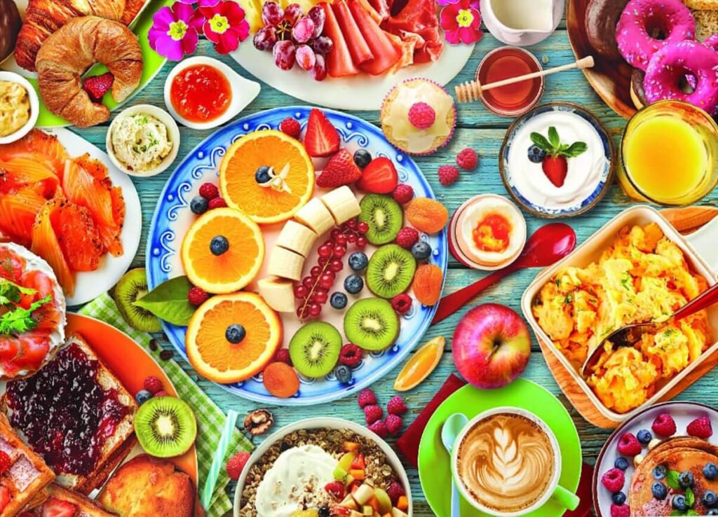 Delicious Breakfast Table