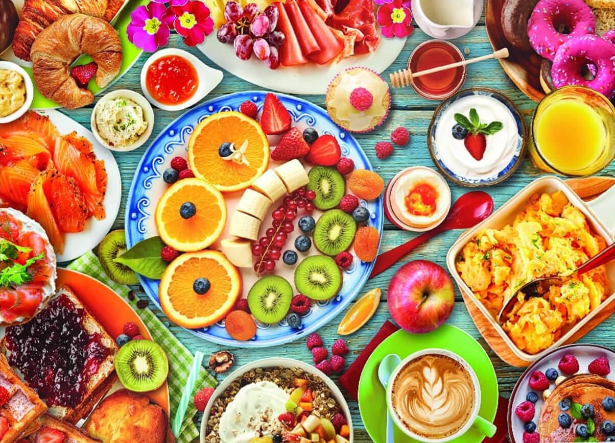 Delicious Breakfast Table