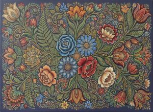 Flower Pattern Painting