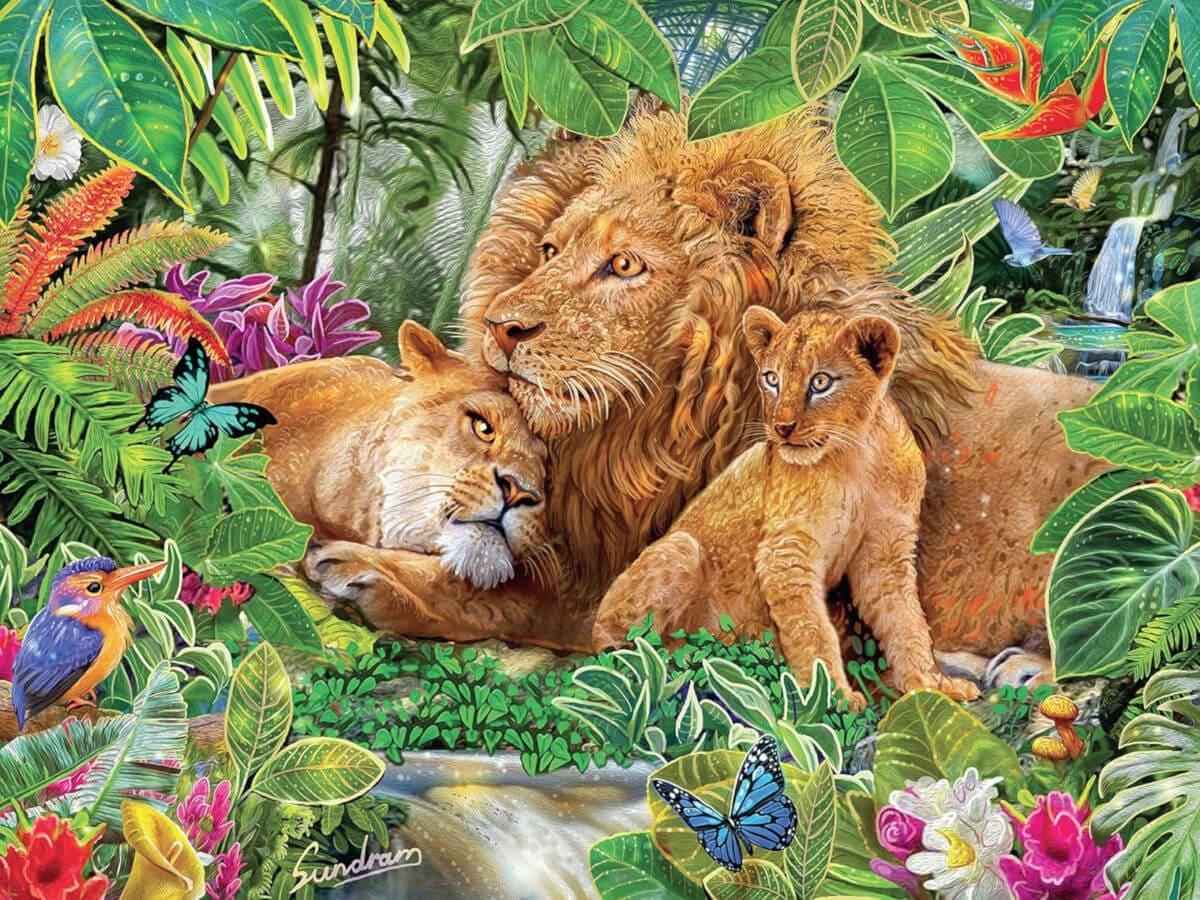 Lion Family Harmony