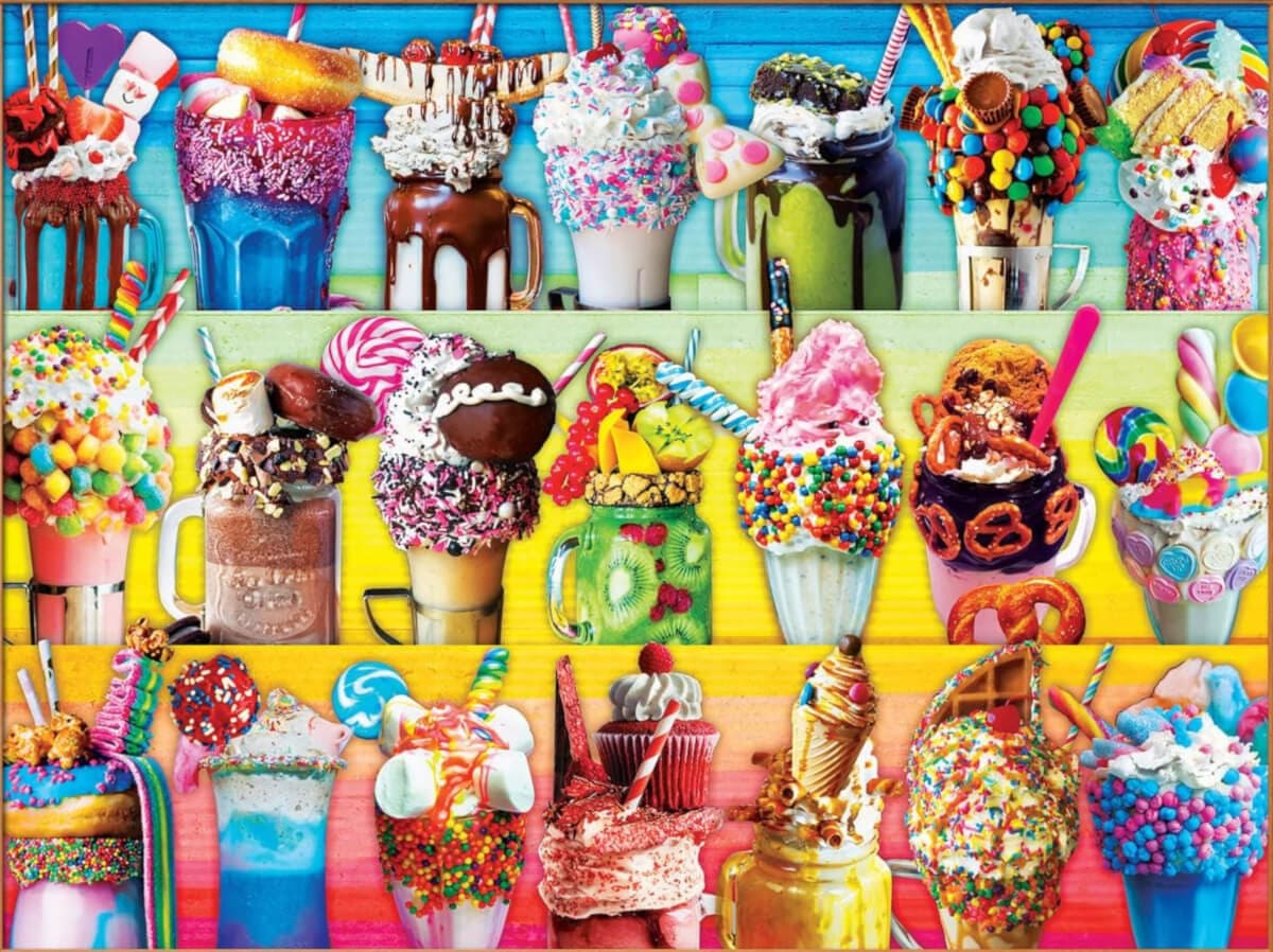 Multicolor Freakshakes
