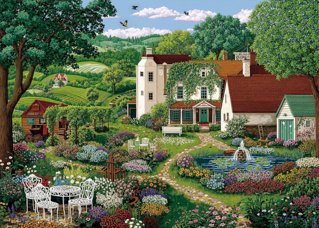 Spring Farm Landscape