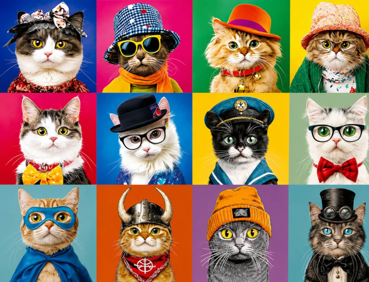 Fashion Portraits Cats
