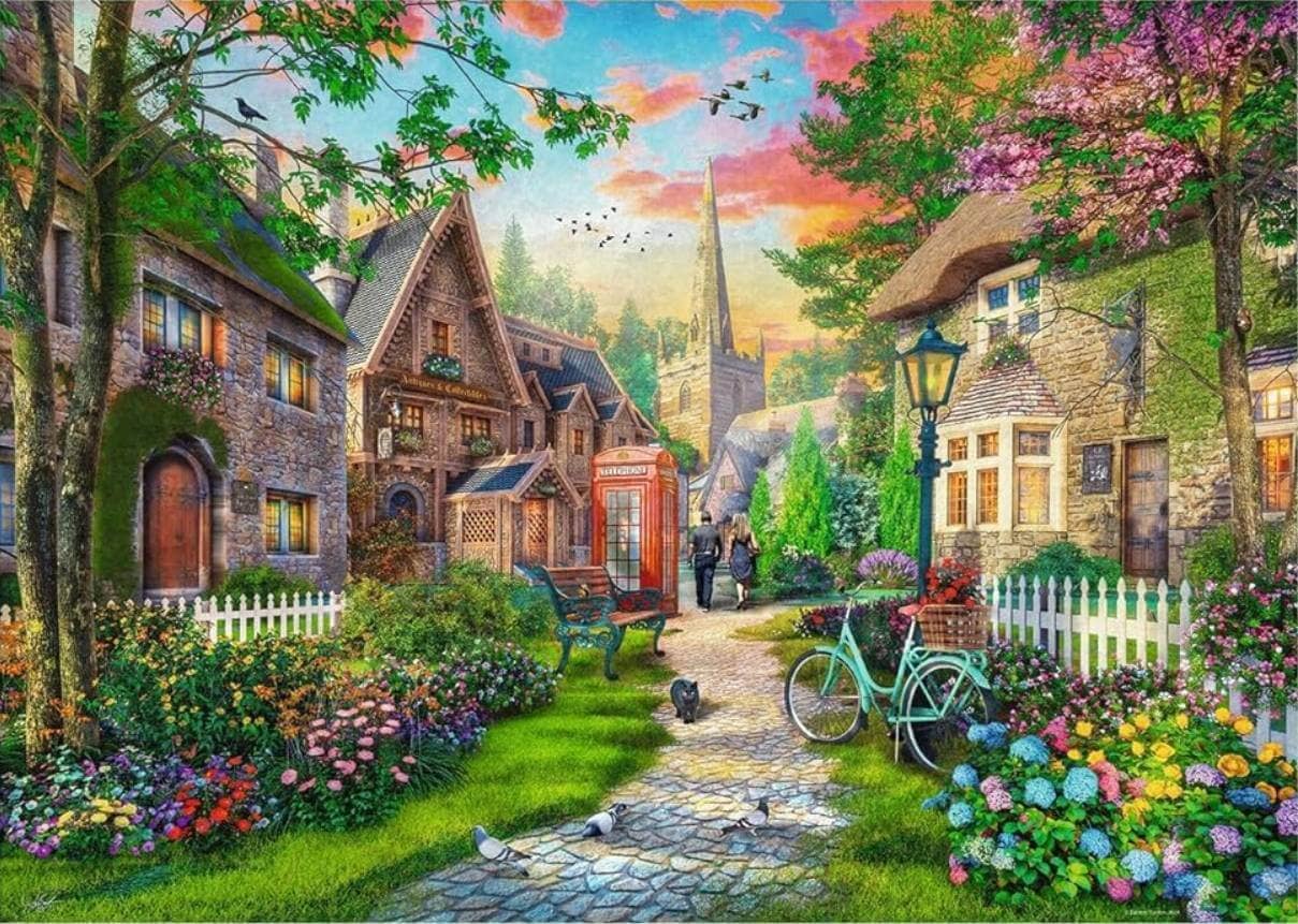 Charming English Village Church