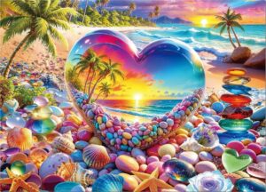 Colorful Beach Sunset
