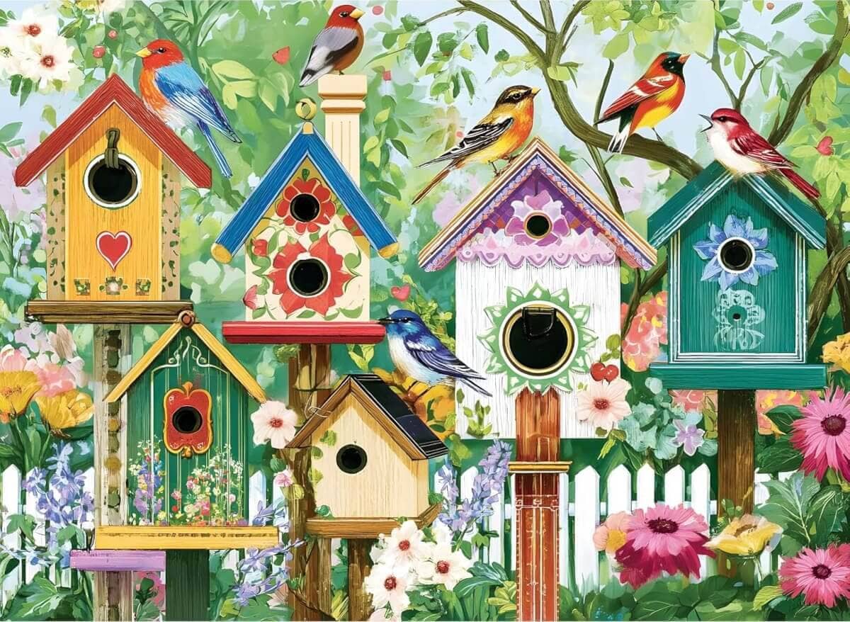 Colorful Birdhouses