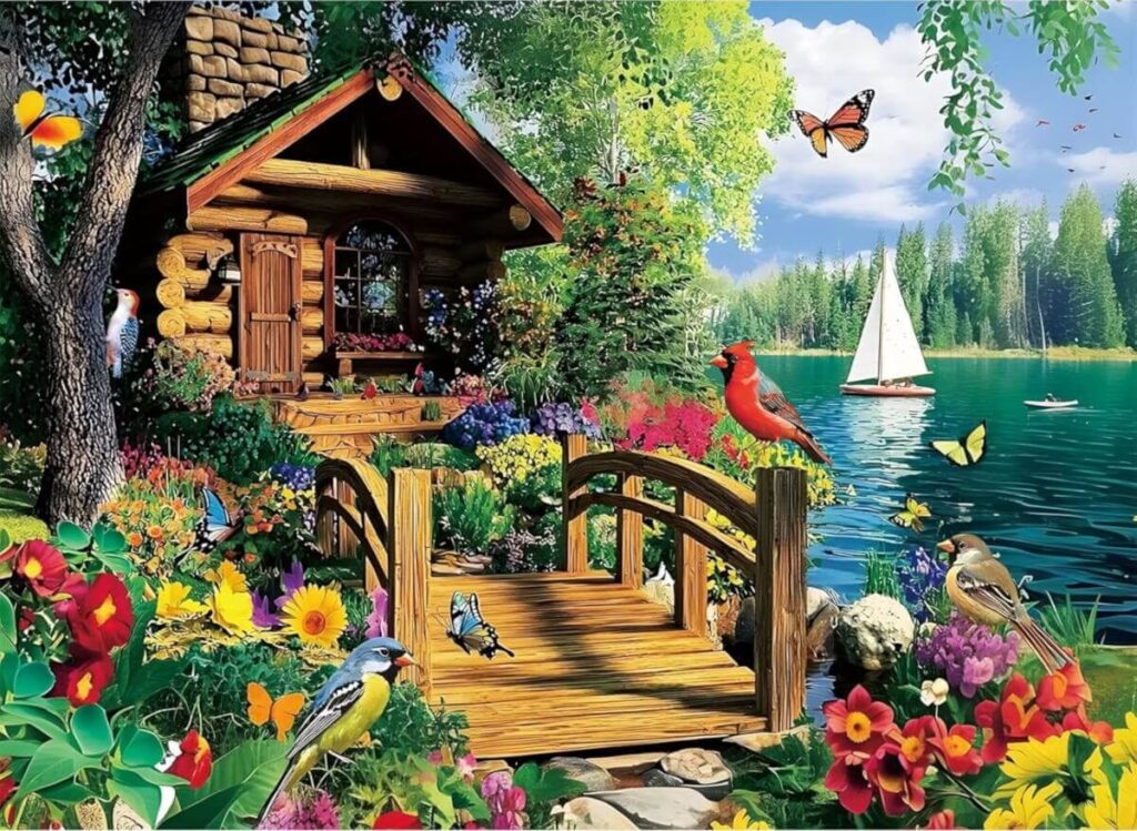 Countryside Lake Cabin
