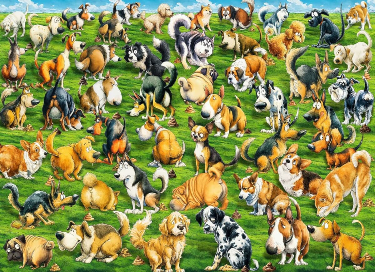 Funny Dogs Pooping