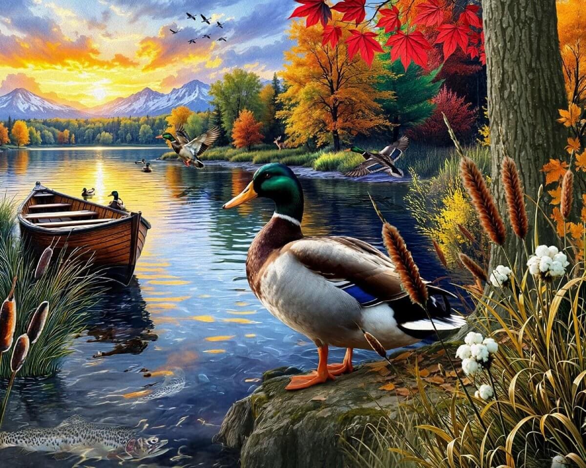 Mallard Duck by the Lake