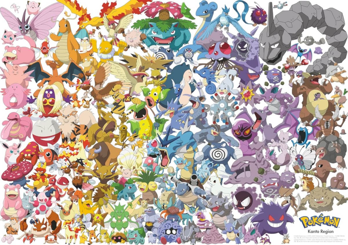 Multicolor Pokemon Kanto