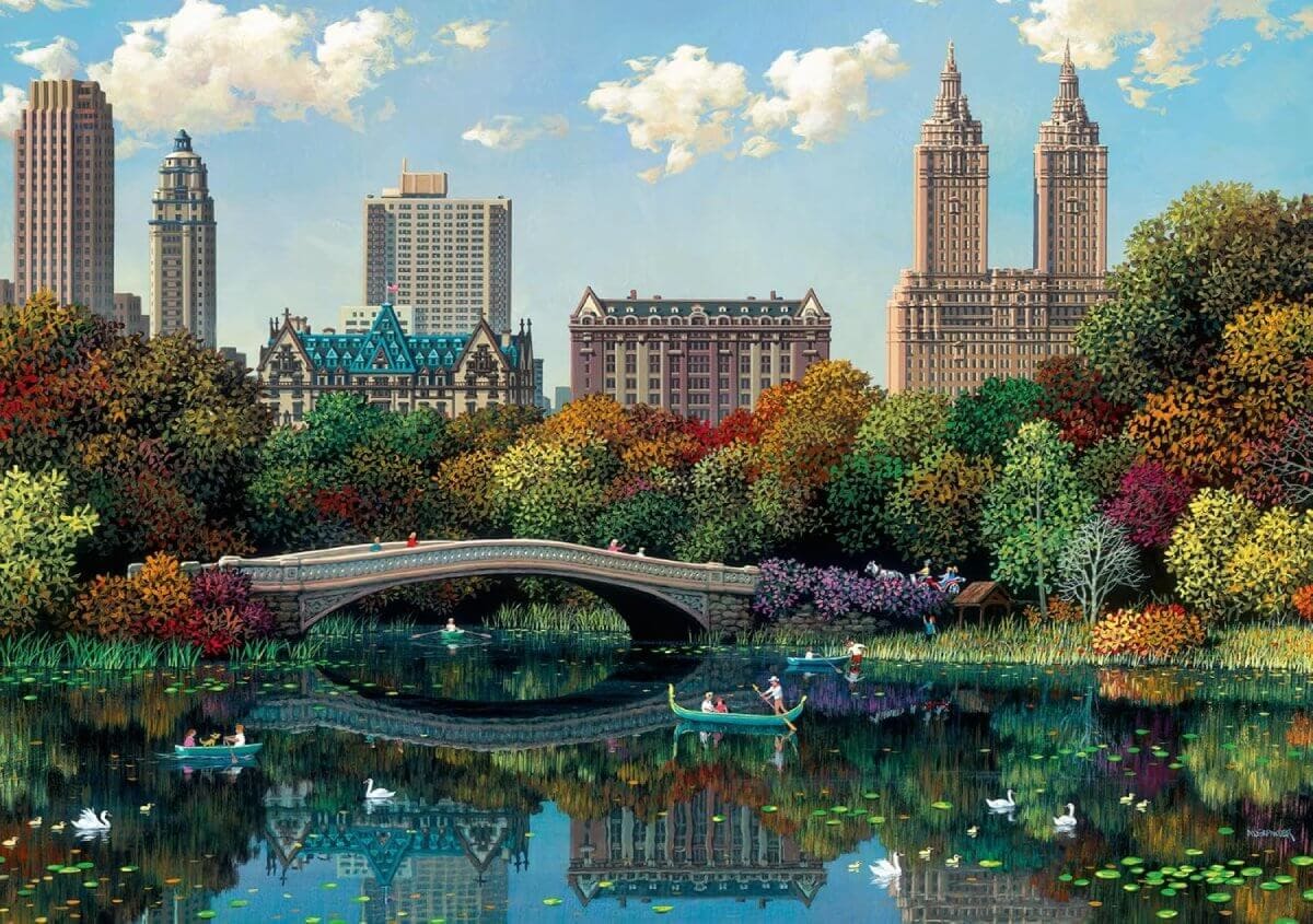 NY Central Park, Bow Bridge