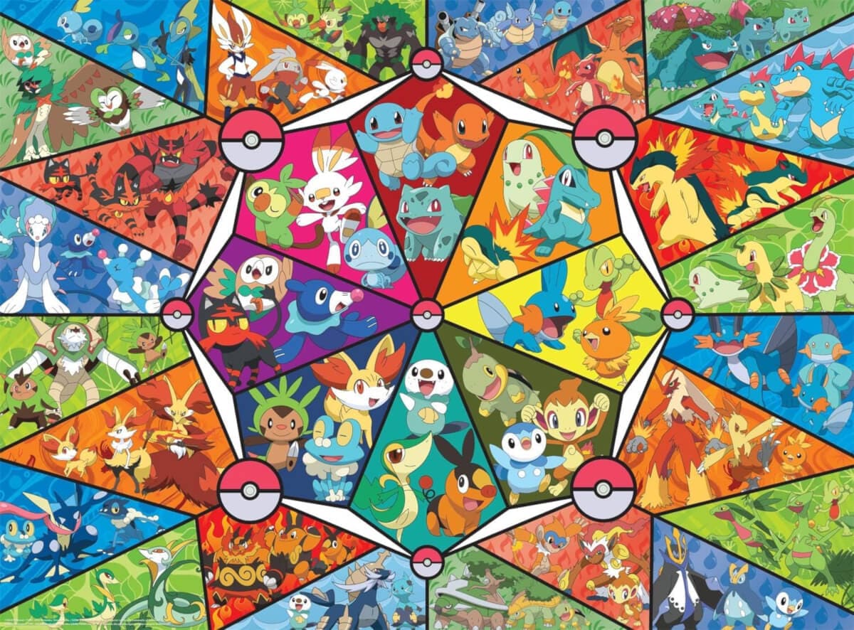 Pokemon Stained Glass