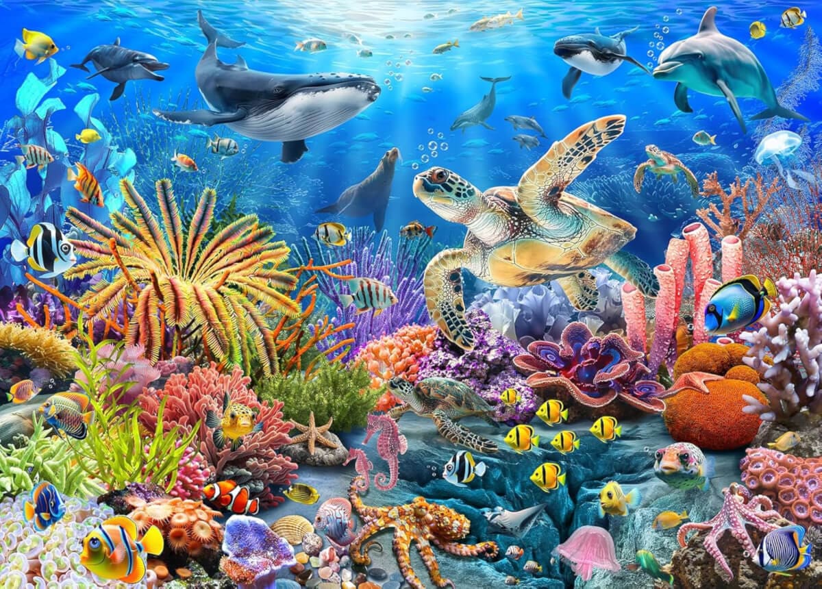 Underwater Ocean Scene