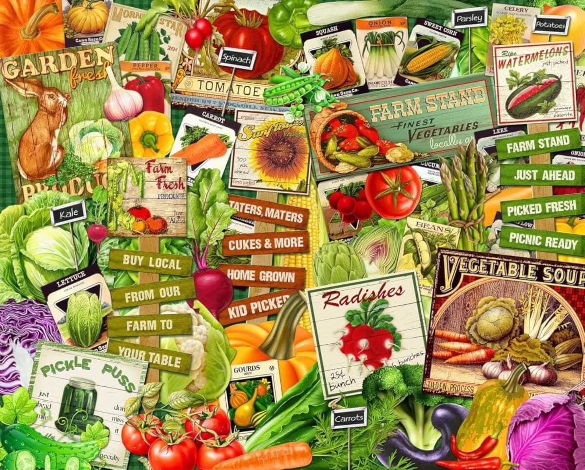 Your Veggies – Garden Collage